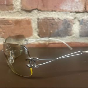 Vintage Chanel translucent glasses